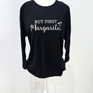 Funny Gray Graphic Long Sleeve Top